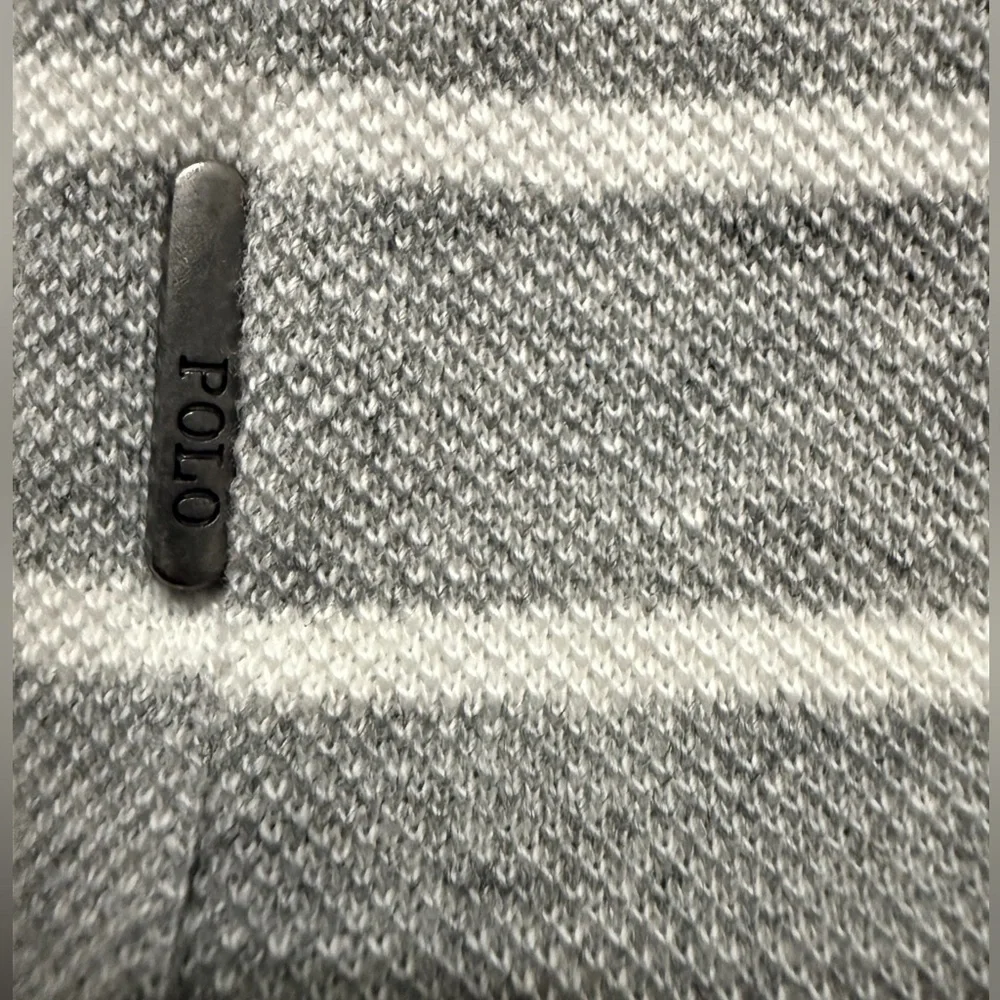 Polo Golf Ralph Lauren XL Gray Striped Wildfire Quarter Zip Water-Repellent